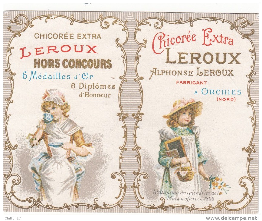 Petit Calendrier CHICOREE LEROUX    Année 1976 - Tamaño Pequeño : 1971-80