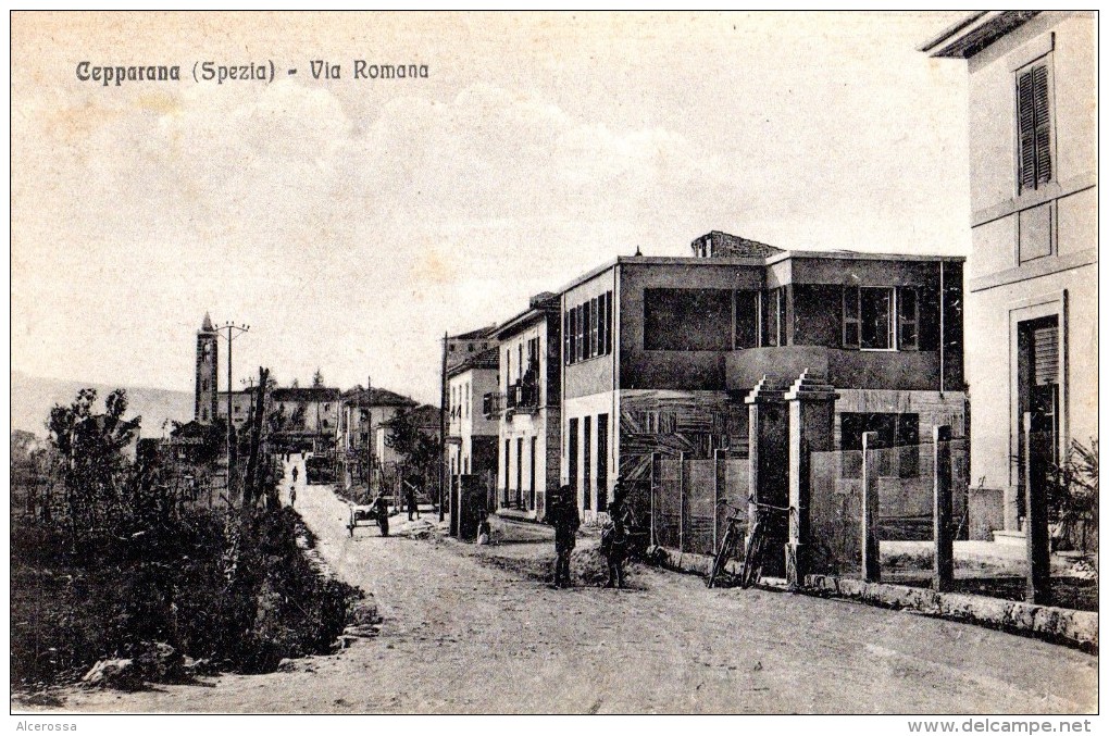 128   CEPARANA - BOLANO LA  SPEZIA - FP VIAGGIATA 25.8.1939 RARA - La Spezia