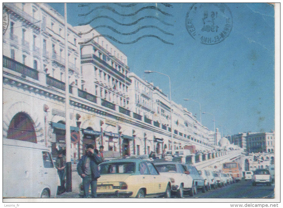 CP - PHOTO - ALGER - LE BULEVARD - B/48 - JEFAL - ANIMEE - VOITURES - Algiers