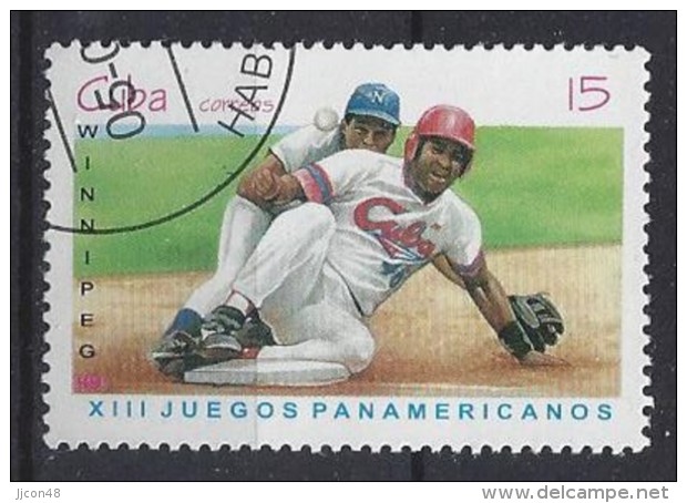 Cuba  1999  Pan-American Games, "Winnipeg`99"  (o) Baseball - Used Stamps