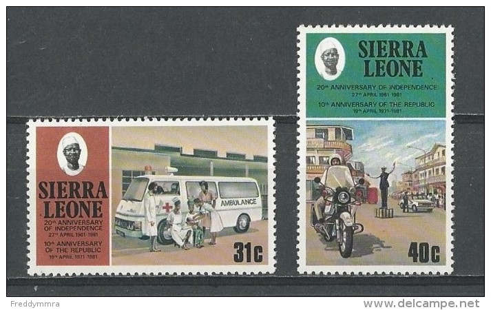 Sierra- Léone: 469/ 470 ** - Sierra Leone (1961-...)