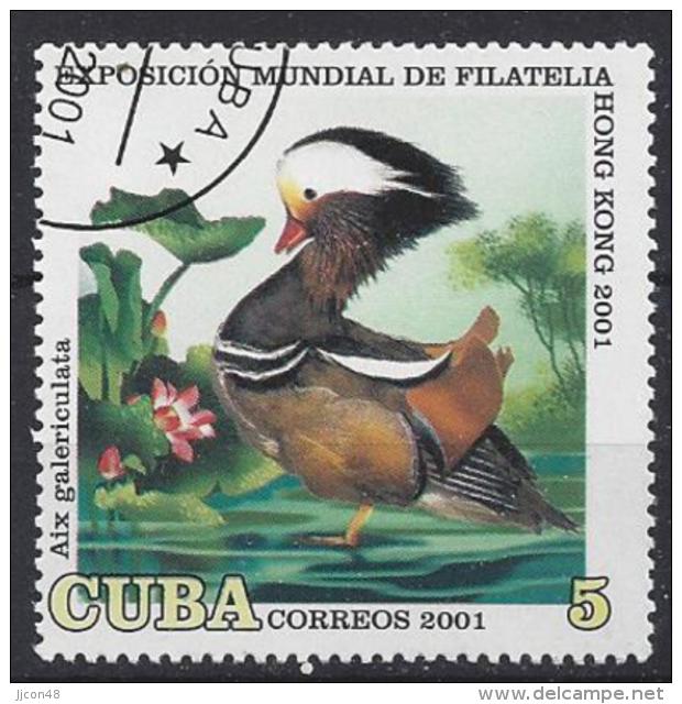 Cuba  2001  "Hong Kong 2001" ; Birds  (o) - Used Stamps