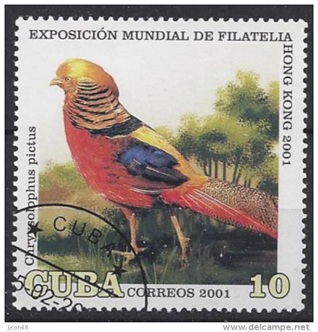 Cuba  2001  "Hong Kong 2001" ; Birds  (o) - Used Stamps