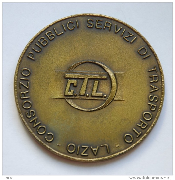 Large Medal Inaugurazione Impianto Automobilistico A.CO.TRA.L. - POGGIO MITETO - LAZIO - Professionals/Firms