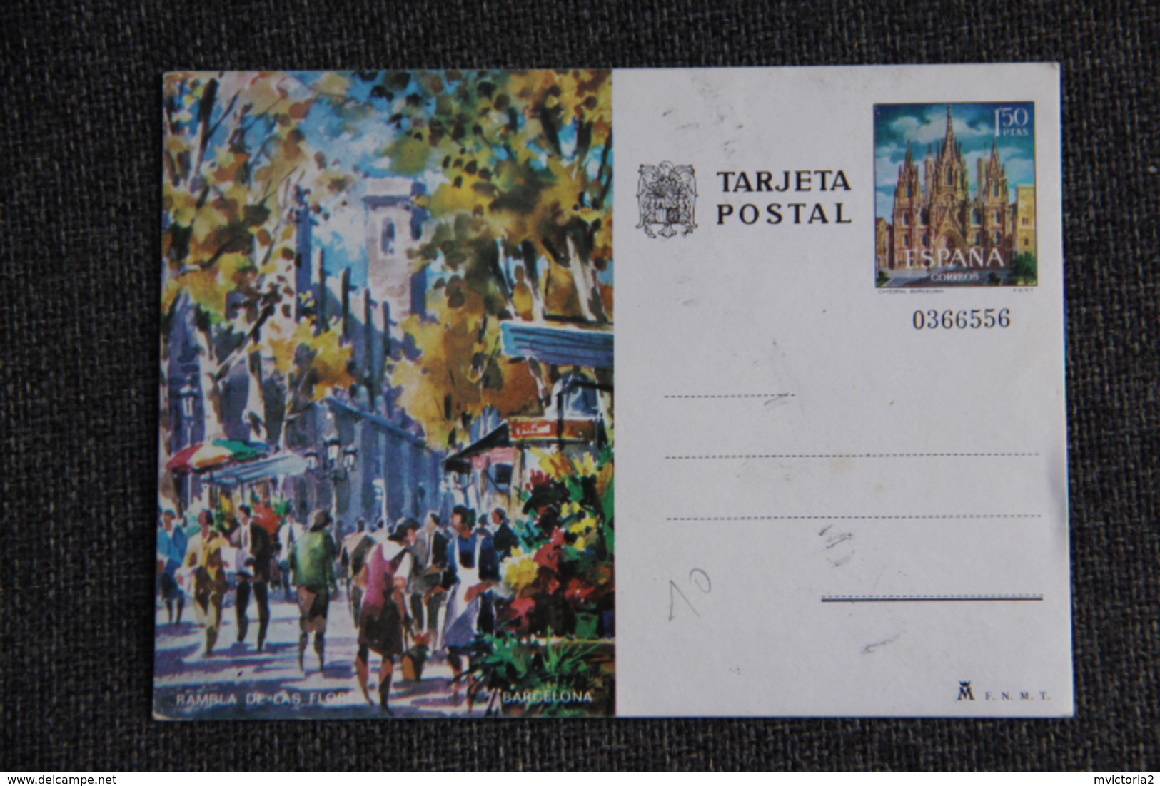 BARCELONA - Ramblas De Las Flores ( Carte Numéro 0366556). - Barcelona