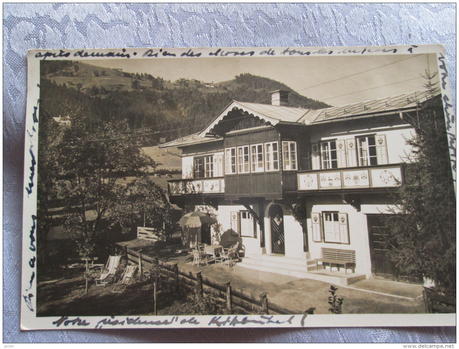 AUTRICHE . CARTE PHOTO . PENSION RESTAURANT - Autres & Non Classés