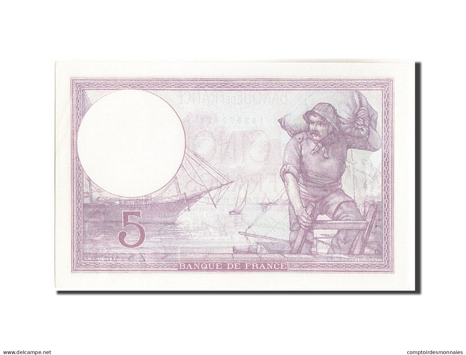 Billet, France, 5 Francs, 5 F 1917-1940 ''Violet'', 1920, 1920-12-06, SUP - 5 F 1917-1940 ''Violet''