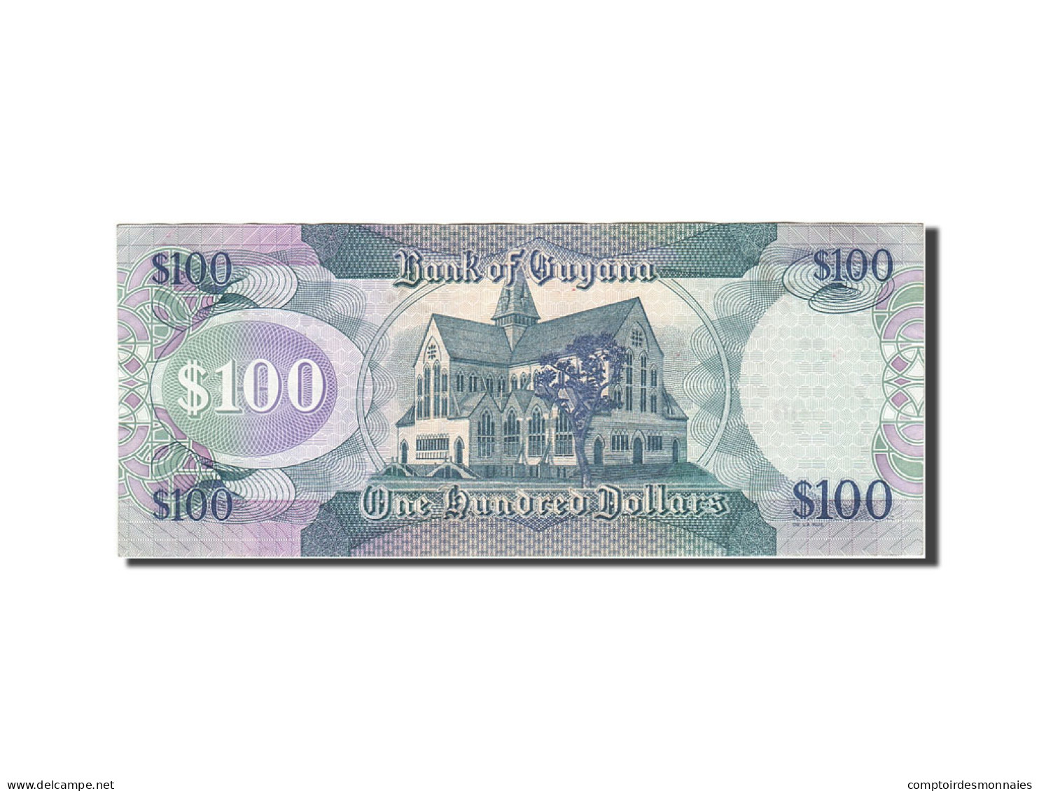 Billet, Guyana, 100 Dollars, 1989-1992, Undated (1989), KM:28, TTB - Guyana