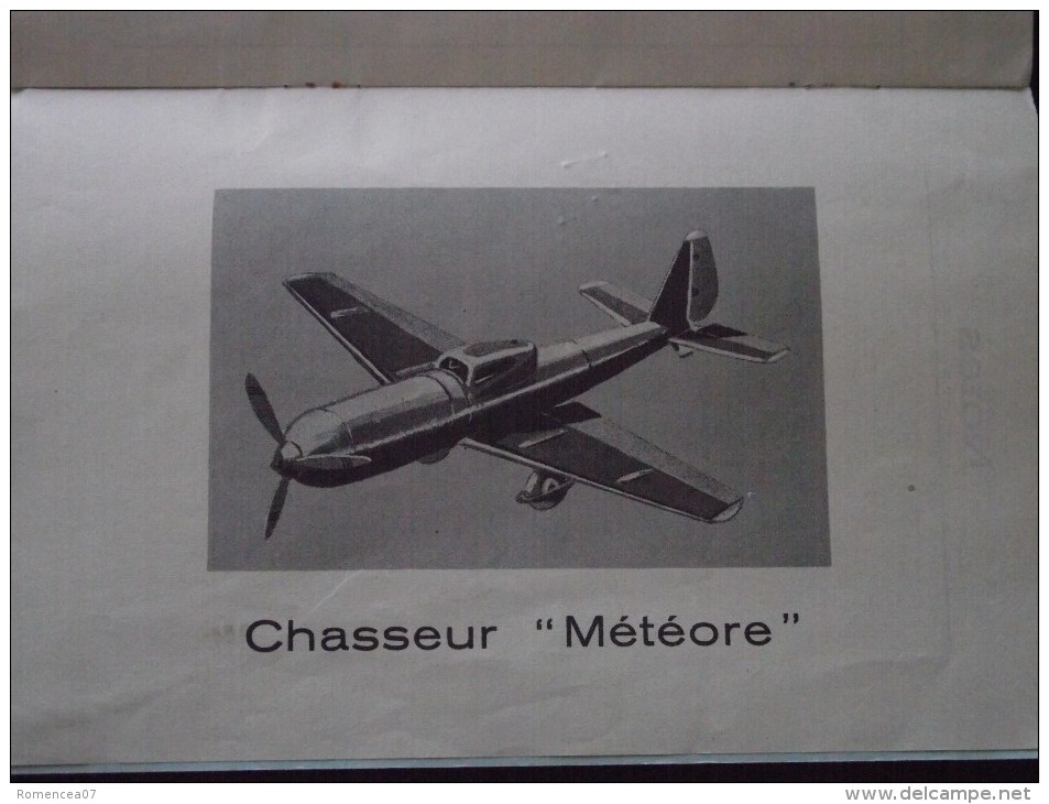 CHASSEUR à REACTION Et CHASSEUR METEORE " PUNCH " - NOTICE De MONTAGE - Avion - Jouet - Aéromodélisme - A Voir ! - Vliegtuig