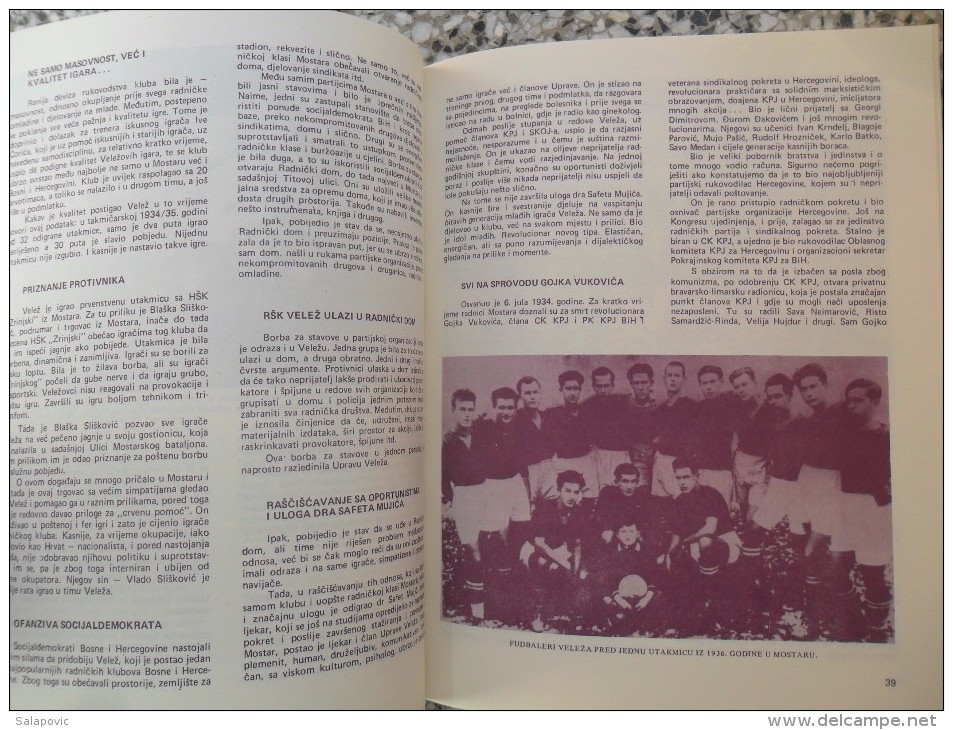 Monografija FK Velež 1922 - 1972, The Monograph FK Velez Mostar 1922 - 1972 - Livres