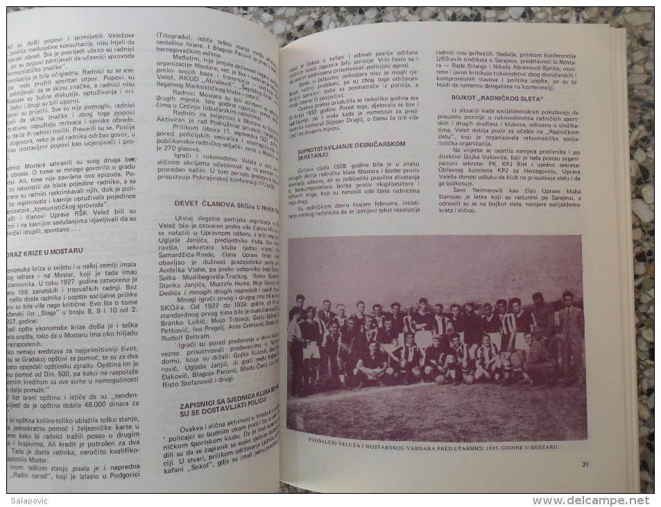 Monografija FK Velež 1922 - 1972, The Monograph FK Velez Mostar 1922 - 1972 - Livres