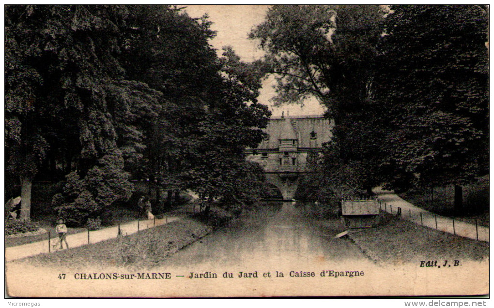 CHALONS-sur-MARNE - Jardin Du Jard Et La Caisse D'Epargne - Châlons-sur-Marne