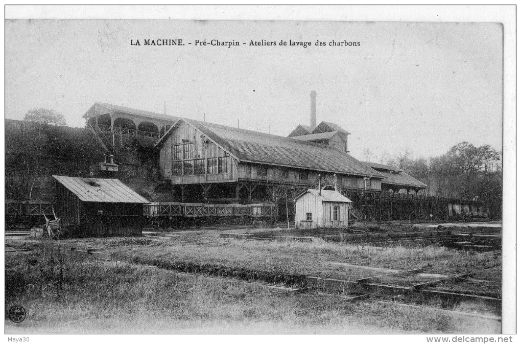 58 Nièvre,la Machine,Pré-Charpin Ateliers De Lavage Des Charbons - Mines