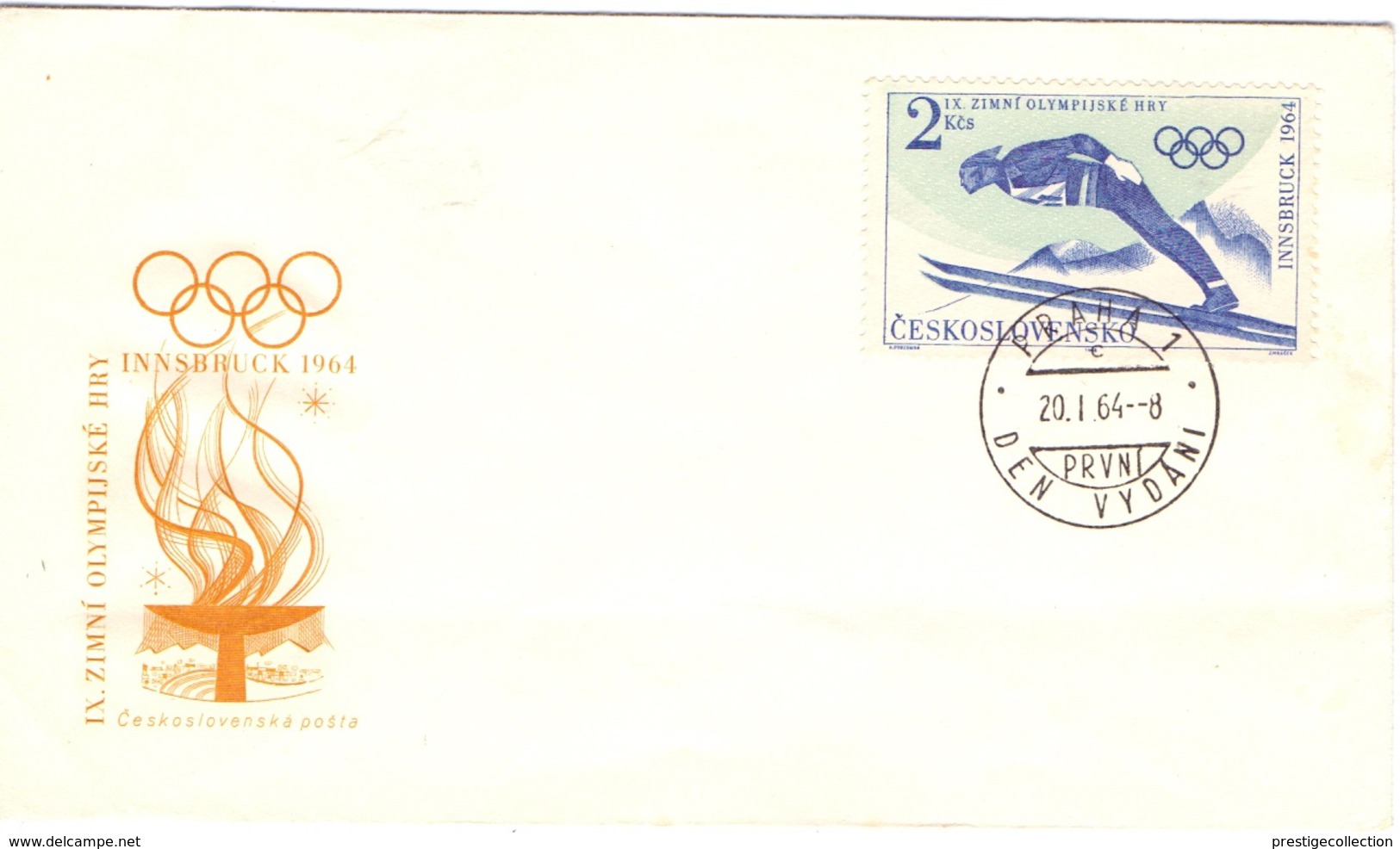 CECOSLOVAKIA    1964 DEN VYDANI  INSBRUCK 1964 (SET160243) - Springreiten