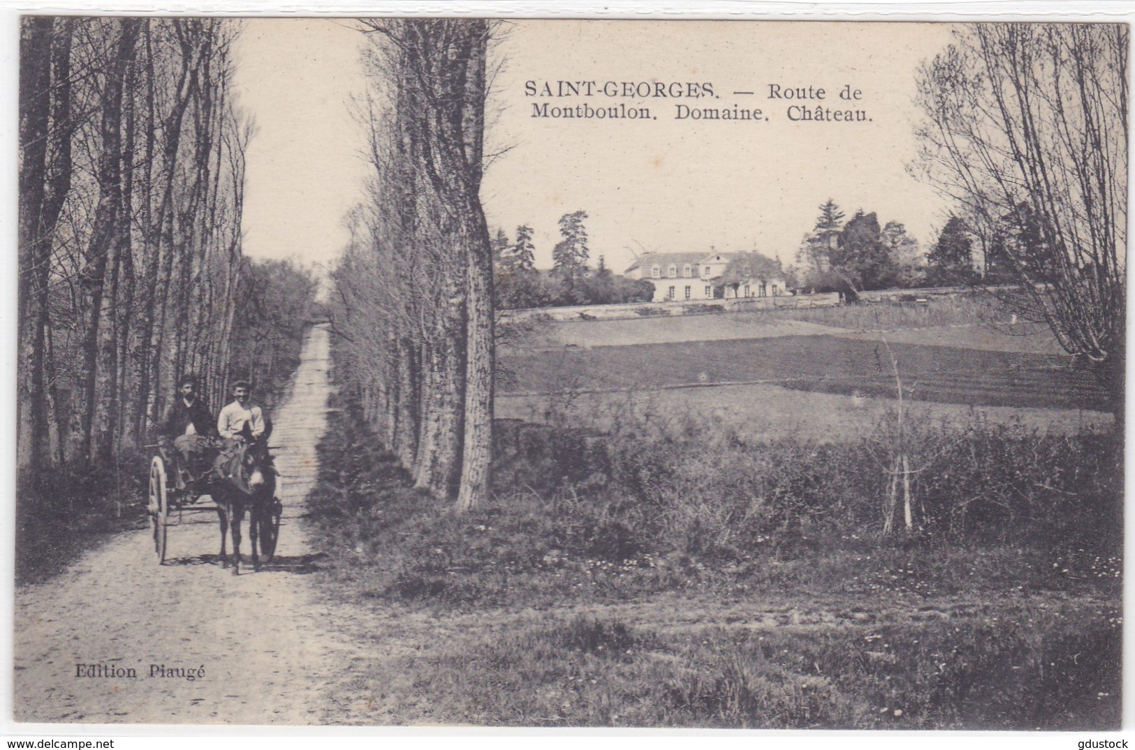 Yonne - Saint-Georgs - Route De Montboulon - Domaine - Château - Saint Georges Sur Baulche