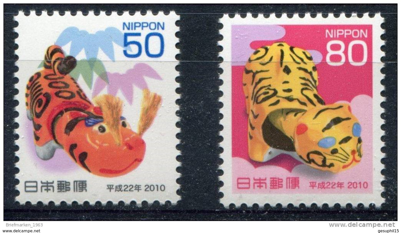 JAPAN Jahr Des Tigers MiNr. 5090-5091 Postfrisch / ** - Ungebraucht