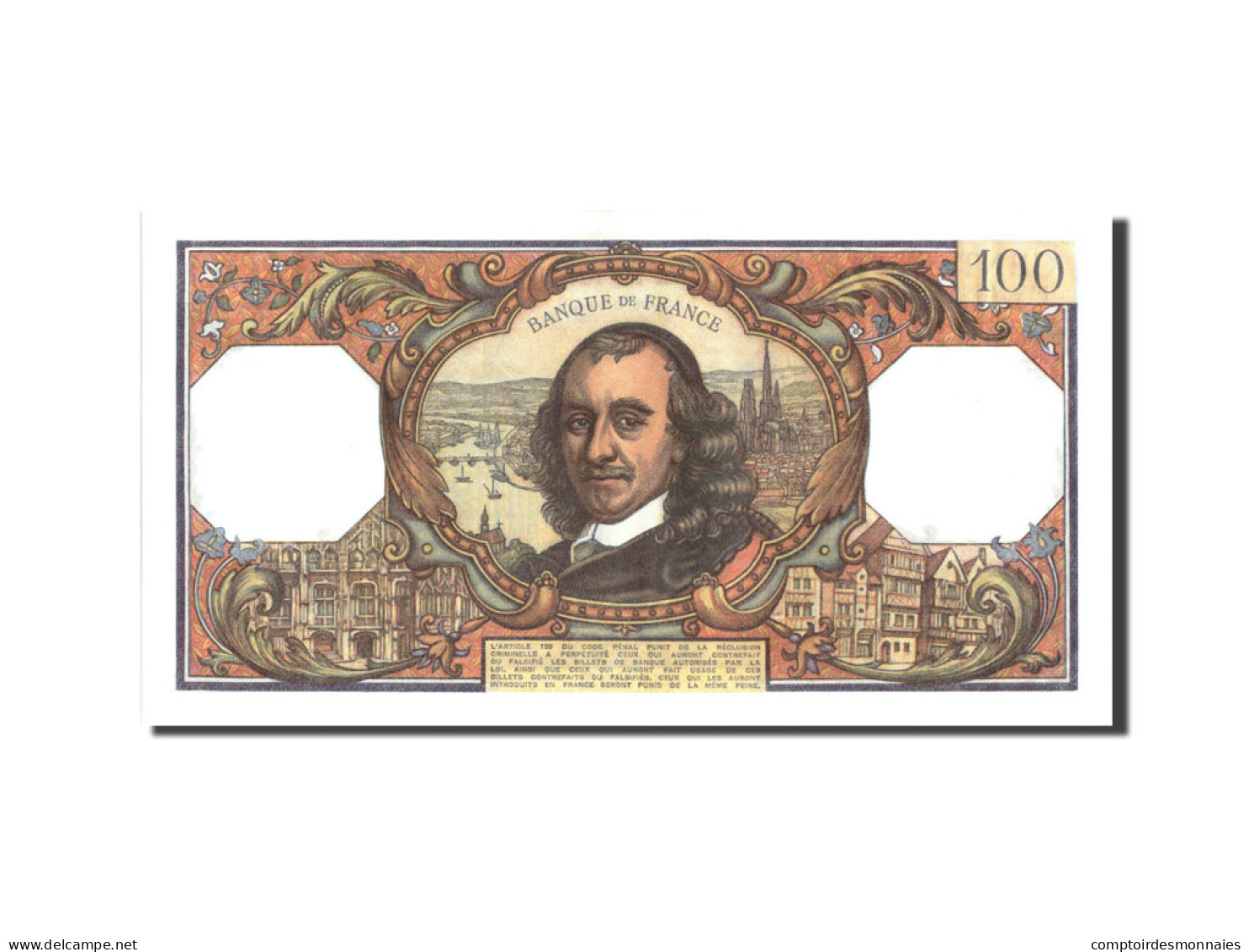 Billet, France, 100 Francs, 100 F 1964-1979 ''Corneille'', 1971, 1971-04-01 - 100 F 1964-1979 ''Corneille''