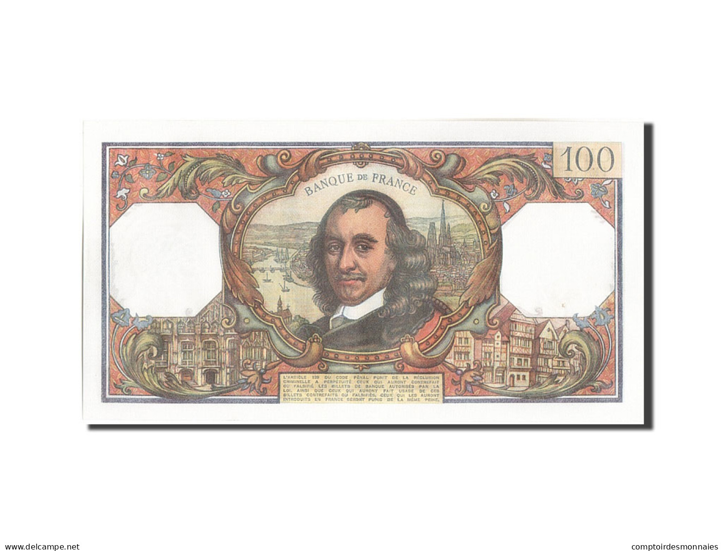 Billet, France, 100 Francs, 100 F 1964-1979 ''Corneille'', 1975, 1975-11-06 - 100 F 1964-1979 ''Corneille''