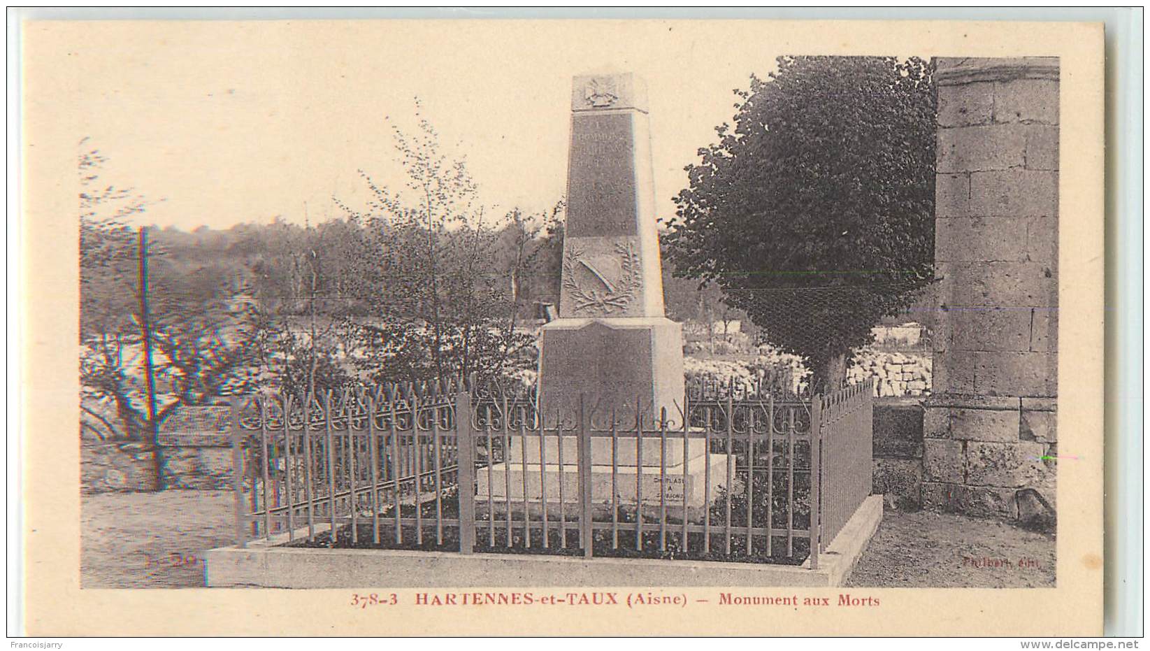 27410 - HARTENNES ET TAUX - MONUMENT AUX MORTS - Andere & Zonder Classificatie