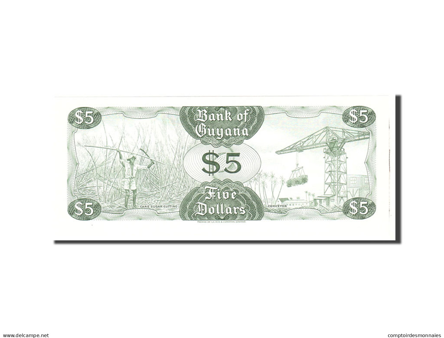Billet, Guyana, 5 Dollars, 1966, Undated, KM:22f, NEUF - Guyana