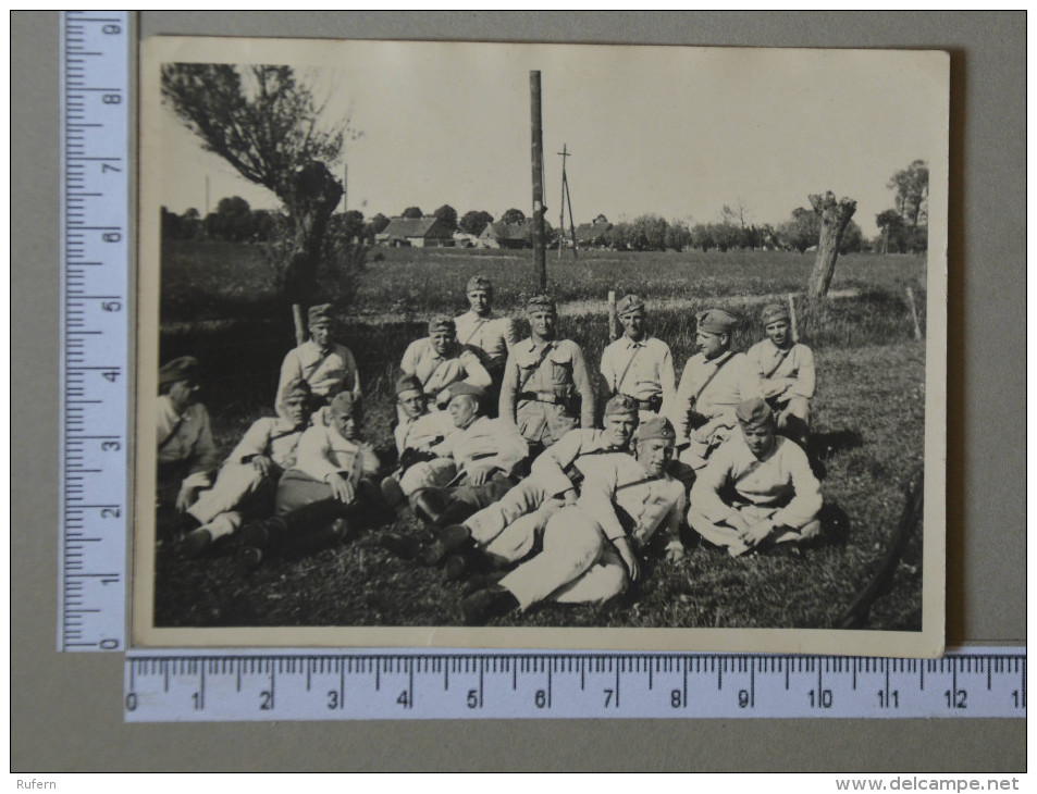 ORIGINAL WAR PHOTO   - TO IDENTIFY   -  2 SCANS - (Nº16276) - War, Military