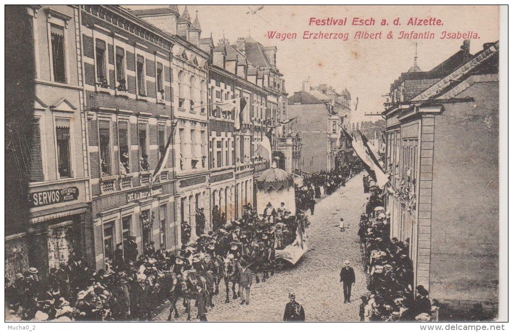 ESCH SUR ALZETTE-FESTIVAL WAGEN ERZHERZOG ALBERT UND ISABELLA - Esch-sur-Alzette