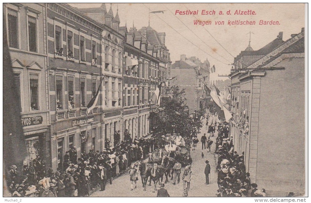 ESCH SUR ALZETTE-FESTIVAL WAGEN VON KELTISCHEN BARDEN - Esch-sur-Alzette