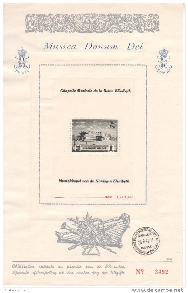 Carte Souvenir PR 47 Sans Cachet Sur Le Feuillet - 1934-1951