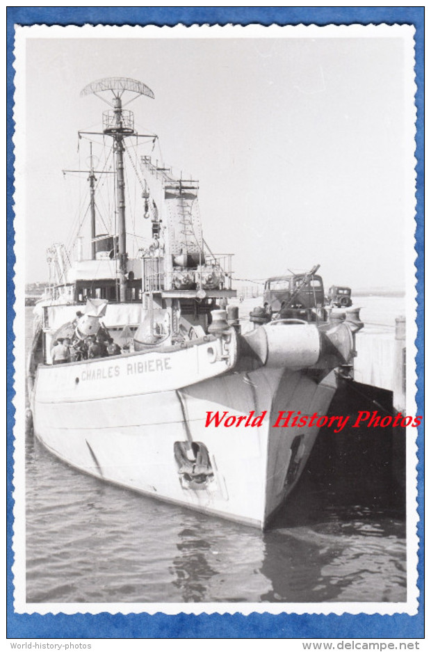 Photo Ancienne Snapshot - Pointe De GRAVE - Beau Bateau Charles RIBIERE - Péche Pécheur Port - Verdon Sur Mer Royan - Barche