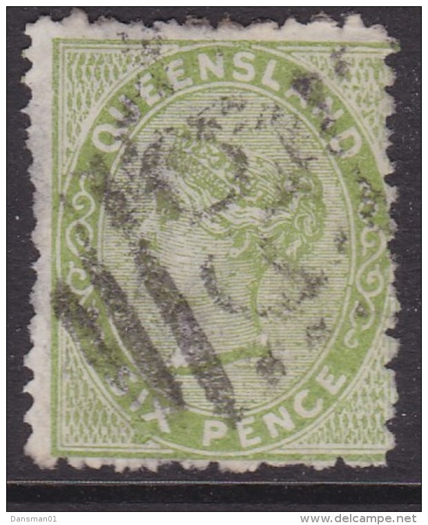 Queensland 1868 SG 107 P12 Used - Used Stamps