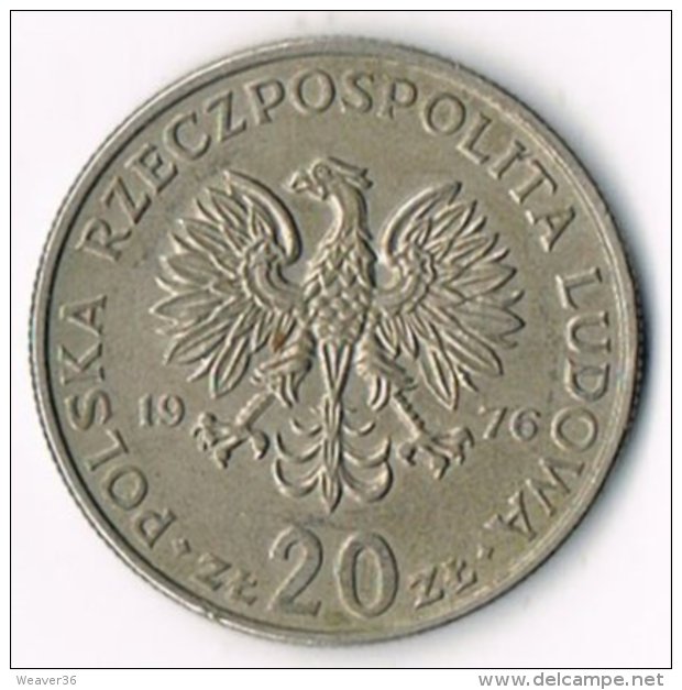 Poland 1976 20 Zloty Nowotko - Pologne