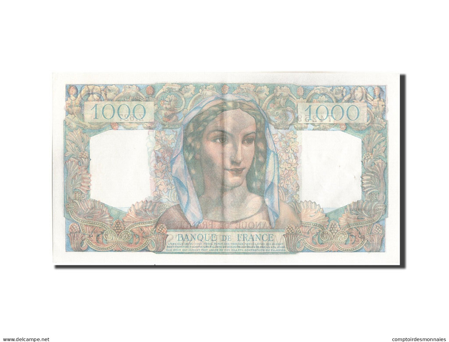 Billet, France, 1000 Francs, 1 000 F 1945-1950 ''Minerve Et Hercule'', 1949 - 1 000 F 1945-1950 ''Minerve Et Hercule''