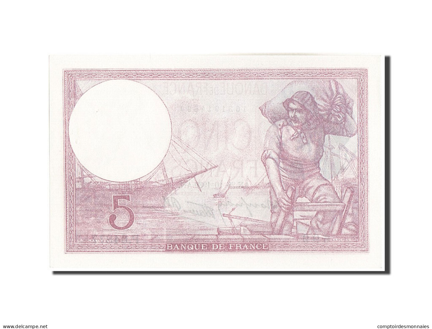 Billet, France, 5 Francs, 5 F 1917-1940 ''Violet'', 1939, 1939-10-26, SPL - 5 F 1917-1940 ''Violet''