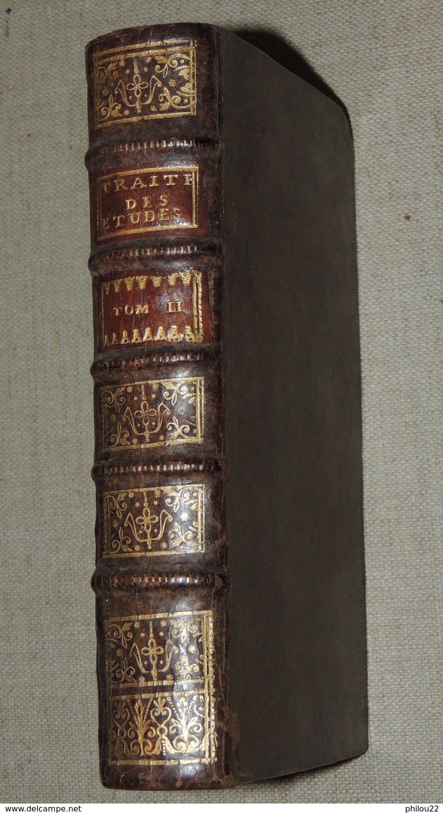 ROLLIN - De La Manière D'enseigner Et D'étudier Les Belles Lettres - T. 2  1736 - 1701-1800