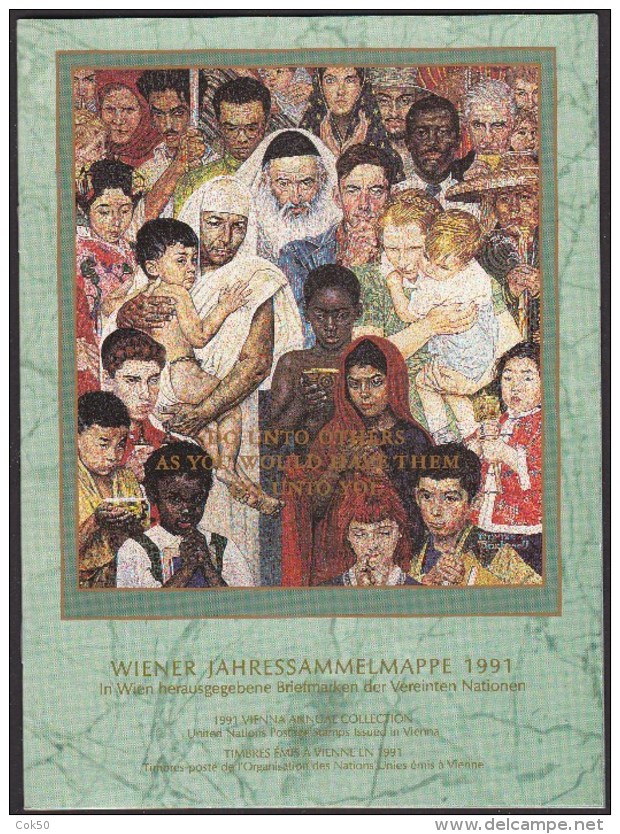 UN - United Nations Vienna 1991 MNH Souvenir Folder - Year Pack - Altri & Non Classificati