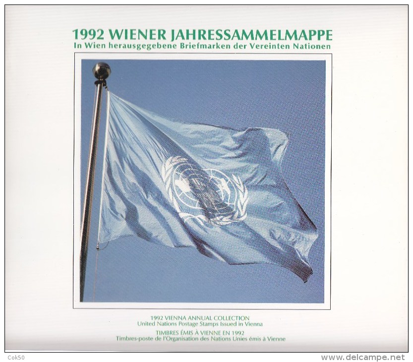 UN - United Nations Vienna 1992 MNH Souvenir Folder - Year Pack - Otros & Sin Clasificación