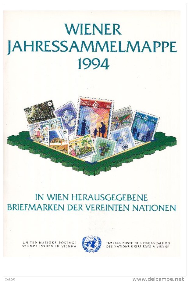 UN - United Nations Vienna 1994 MNH Souvenir Folder - Year Pack - Autres & Non Classés