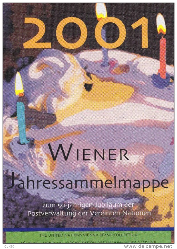 UN - United Nations Vienna 2001 MNH Souvenir Folder - Year Pack - Andere & Zonder Classificatie