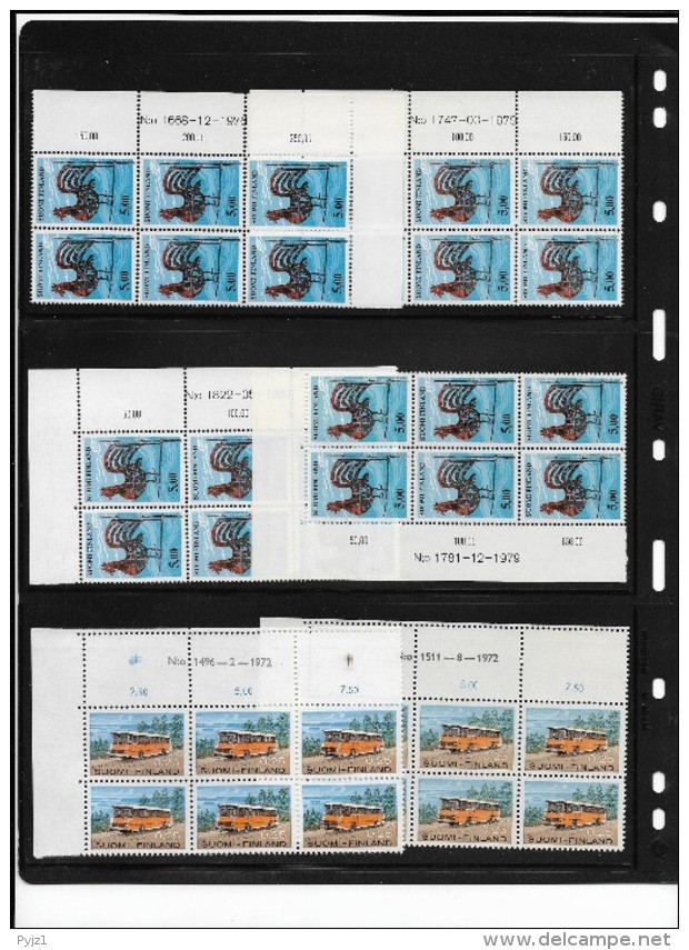 Finland MNH modern collection for specialist (10 scans)