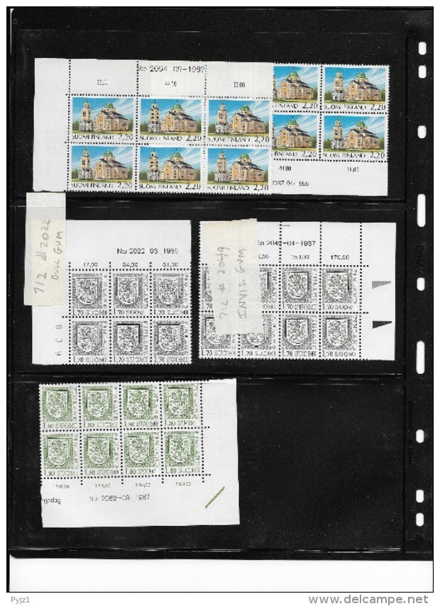 Finland MNH modern collection for specialist (10 scans)