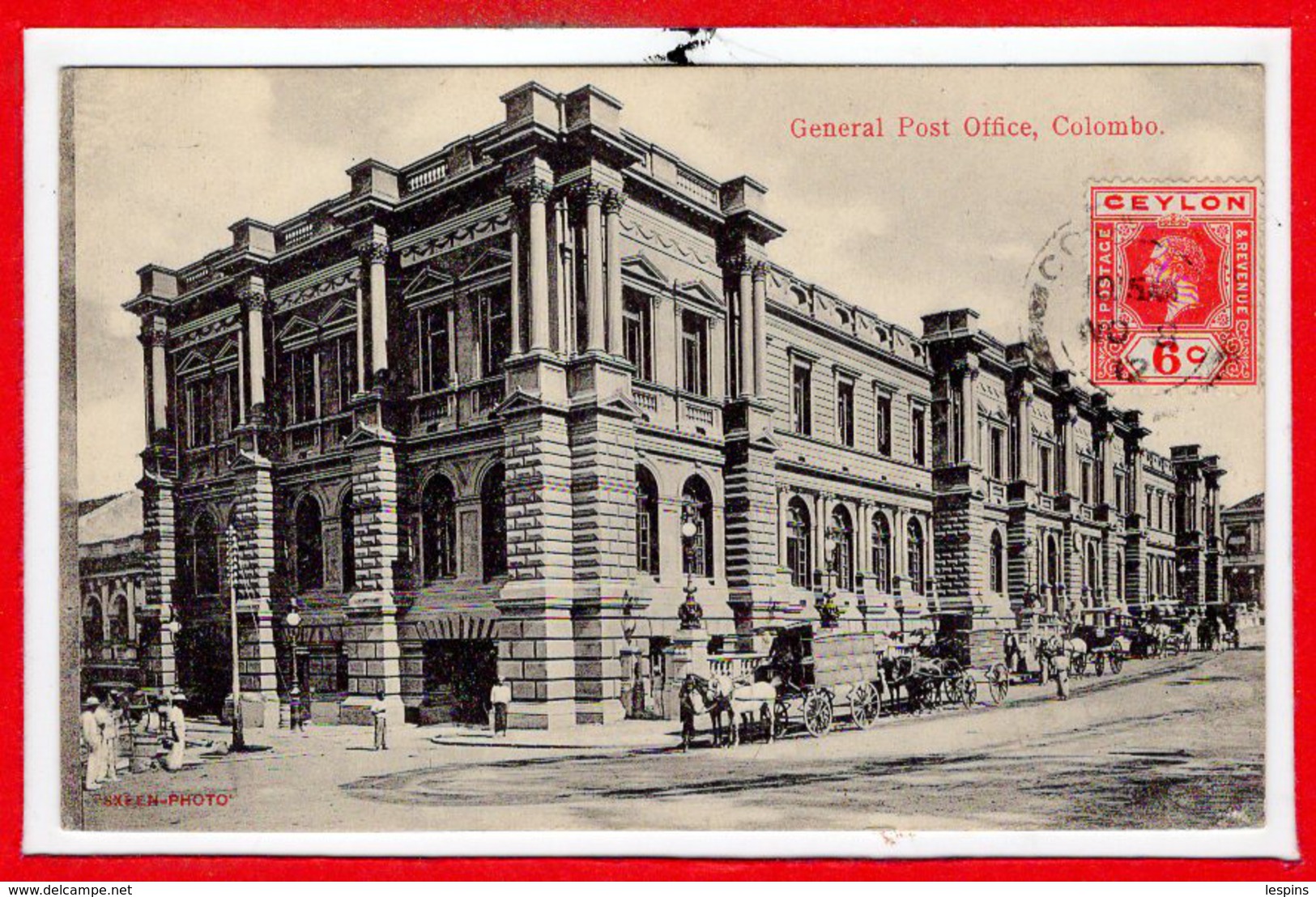 ASIE --  SRI LANKA - Ceylon  - Colombo - General Post Office - Sri Lanka (Ceylon)