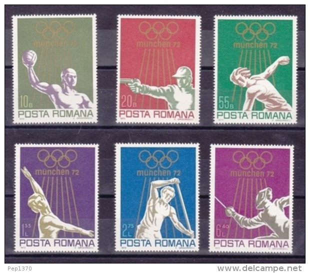 RUMANIA 1976 - OLYMPICS MONTREAL 76 - YVERT Nº 2698-2703 - Verano 1976: Montréal