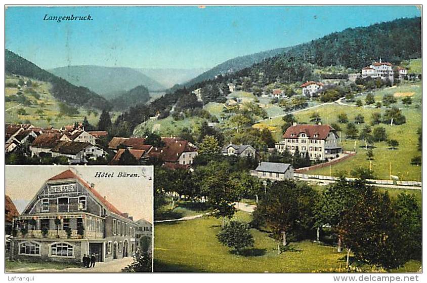 Suisse -ref C751- Langenbruck - Hotel Buren   - Carte Bon Etat - - Büren An Der Aare