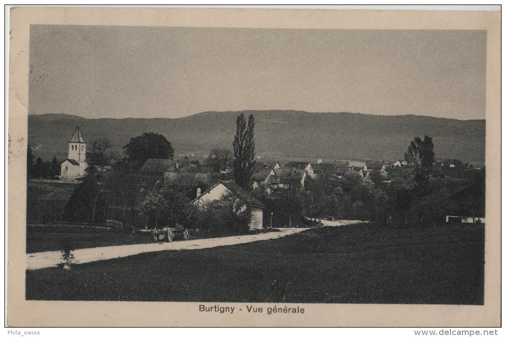 Burtigny - Vue Generale - Photo: Ed. Jeanneret - Burtigny
