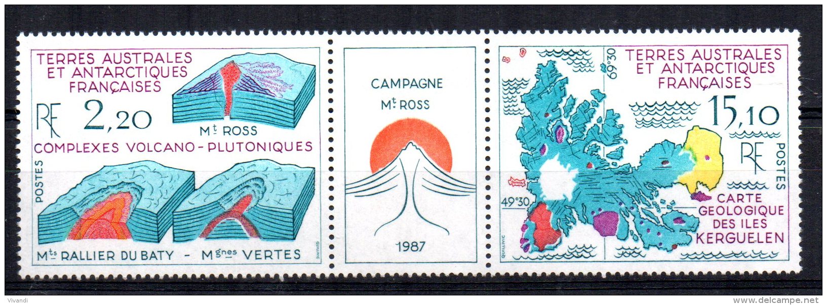 French Southern &amp; Antarctic Territories - 1988 - Antarctic Geology - MNH - Ongebruikt