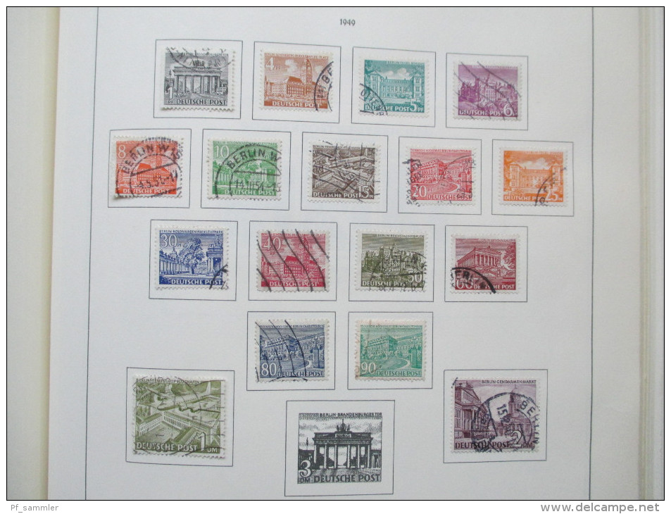 Berlin 1949 - 88 O Ab 1955 über Strecken Komplett! 1950er Jahre Einige Berlin Stempel! Nette Sammlung Im VD Album - Collections (with Albums)