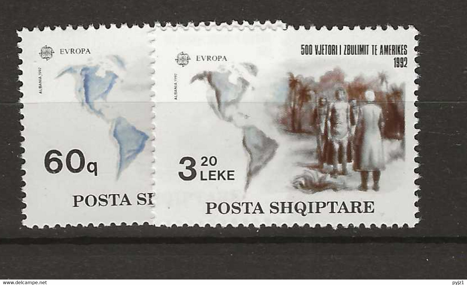 1992 MNH Cept  Albania - 1992