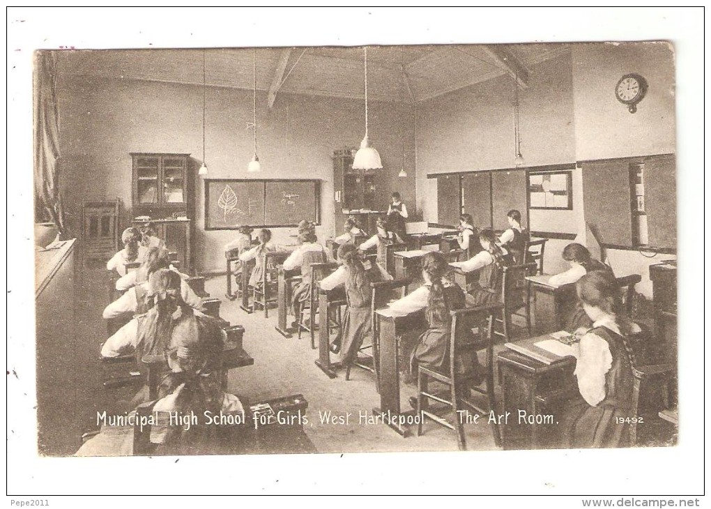 CPA Royaume Uni HARTLEPOOL Municipal High School For Girls West Hartlepool The Art Room - Other & Unclassified