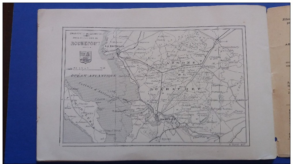 FRANCE ALBUM 1900 REVUE MENSUELLE-ROCHEFORT SUR MER-ARRT DE ROCHEFORT-50 VUES,NOTICE ET CARTE