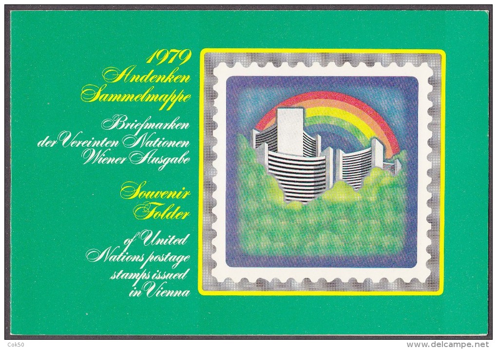 UN - United Nations Vienna 1979 Cancelled Souvenir Folder - Year Pack - Autres & Non Classés